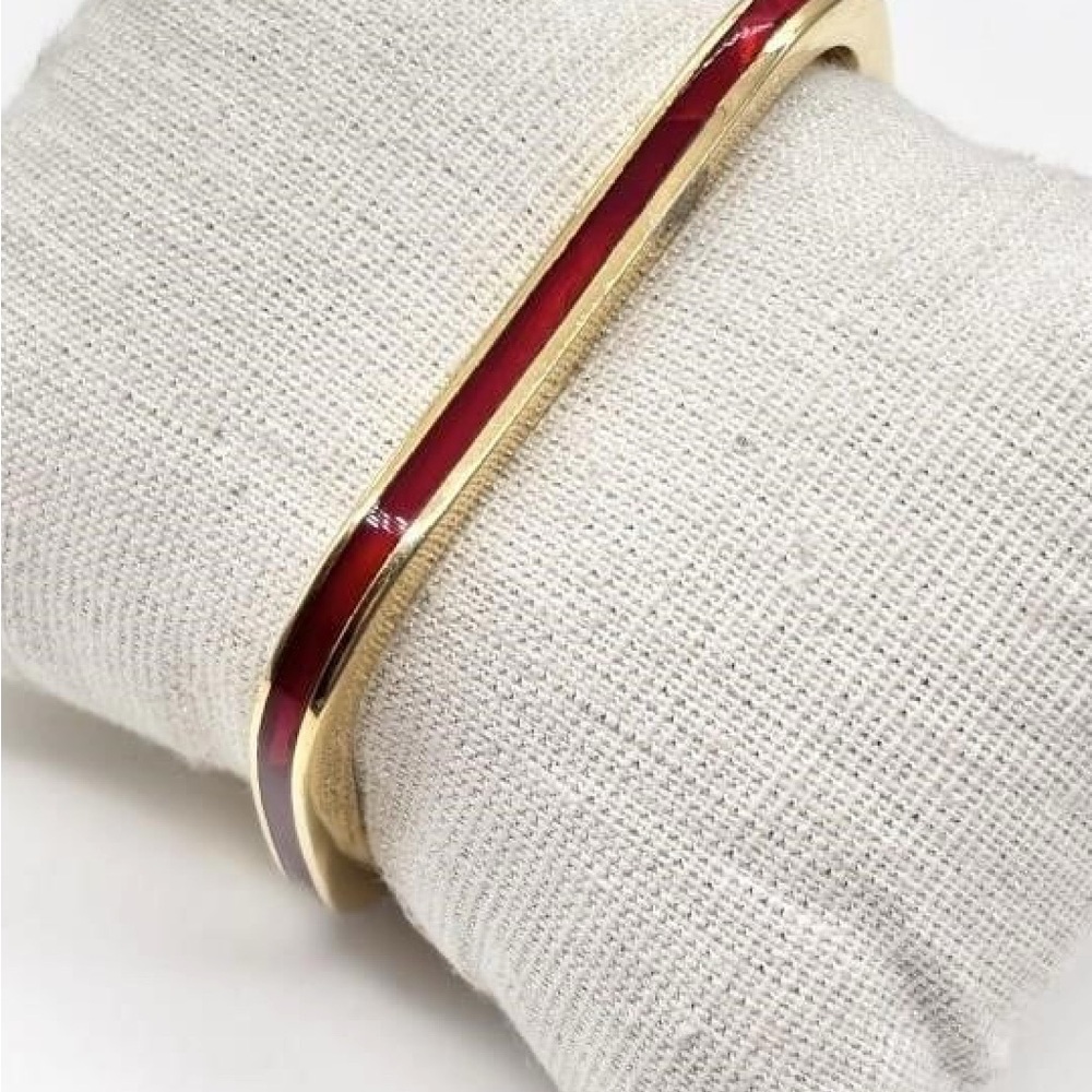 Gucci Gold and Red Enamel Bracelet - Picture 3 of 4